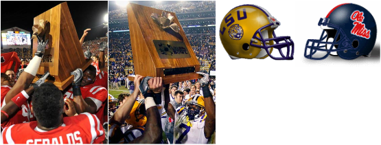 Magnolia Bowl Trophy