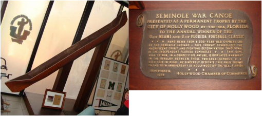 Seminole War Canoe